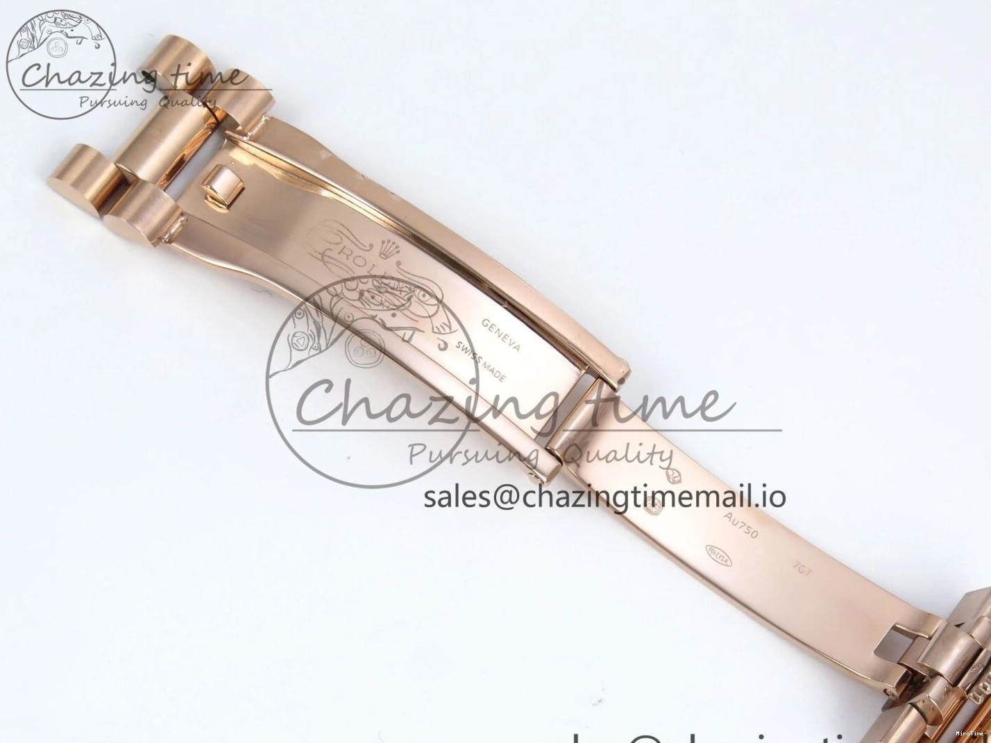 MiroTime 0310 Trendsetting DayDate 40 RG QF 1:1 Best Edition Green Roman Dial Diamonds Bezel on President Bracelet A2836 V5 (Gain Weight) 468